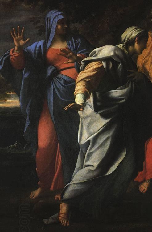 CARRACCI, Annibale Holy Women at the Tomb of Christ (detail) fg China oil painting art